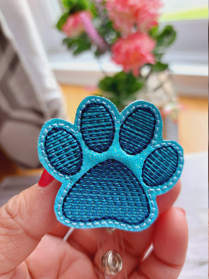 Paw Badge Reel