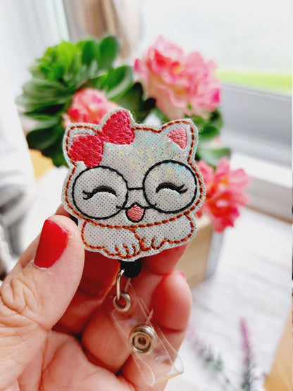 Kitten Badge Reel