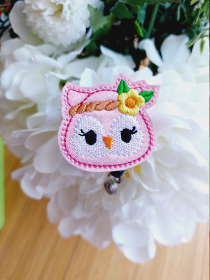 Owl Badge Reel