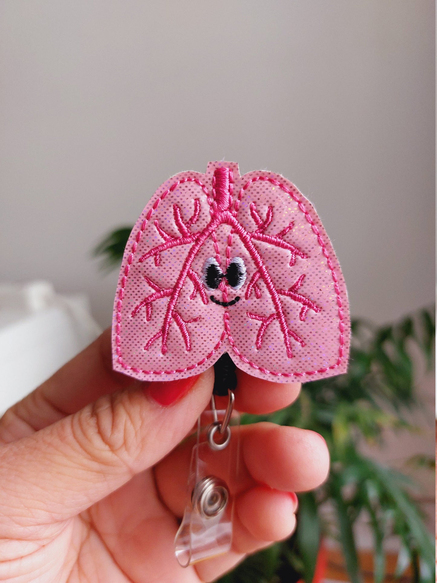 Lungs Badge Reel