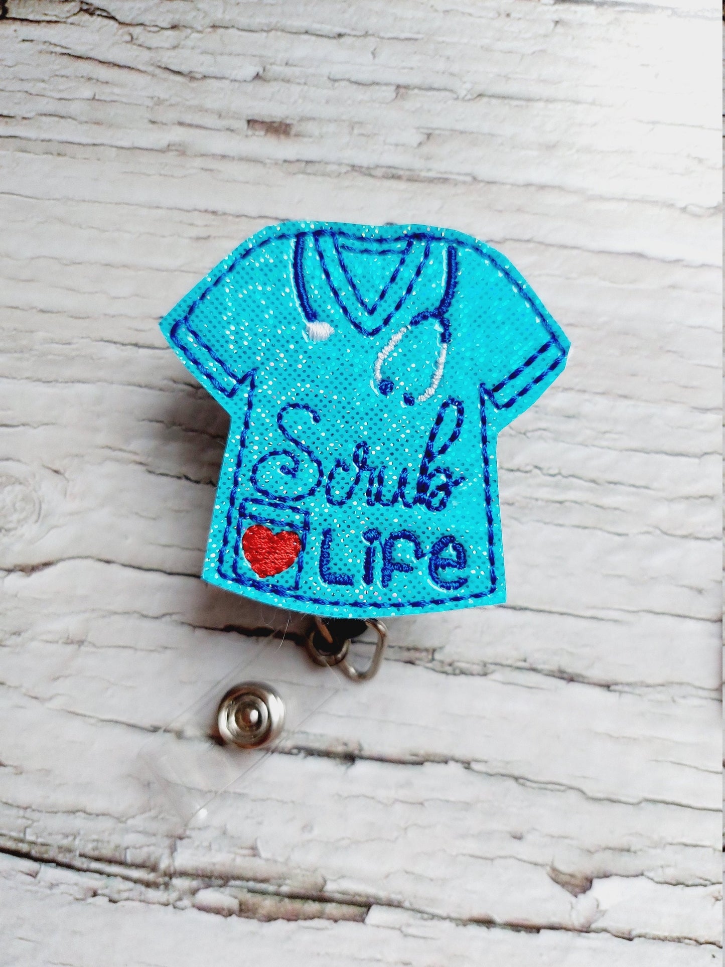 Scrub Life Blue Badge Reel