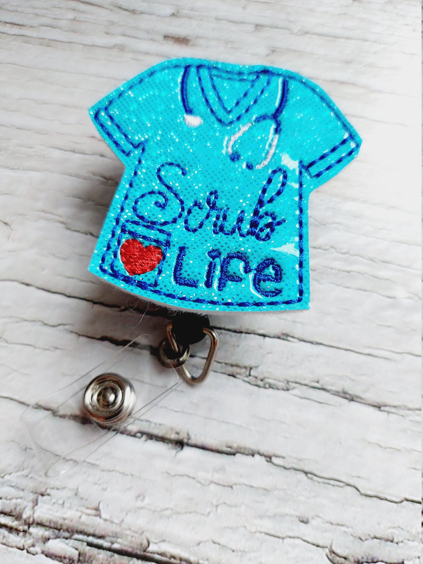 Scrub Life Blue Badge Reel