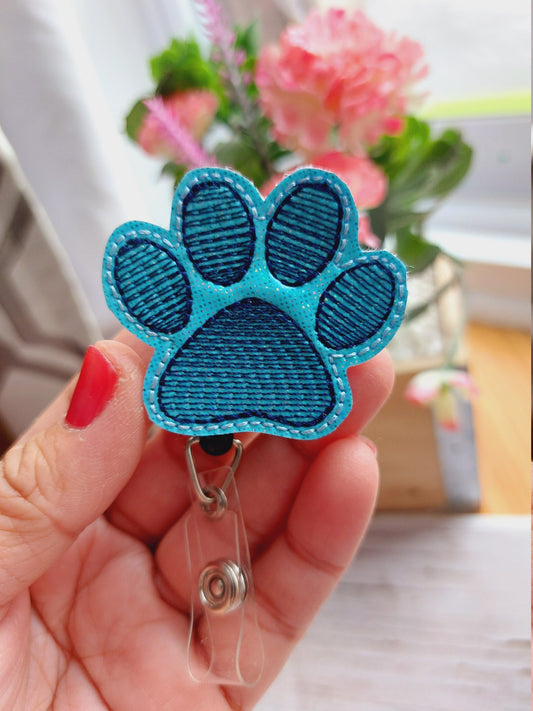 Paw Badge Reel