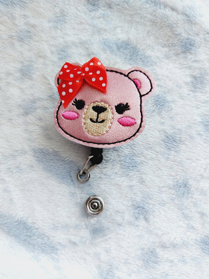 Bear Badge Reel