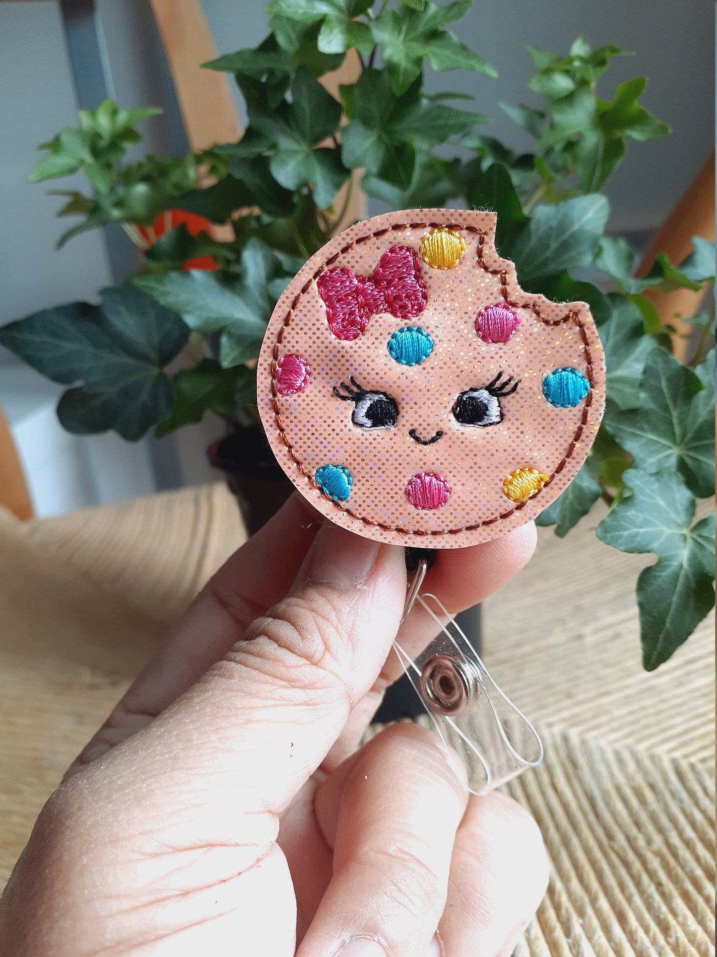 Cookie Rainbow  Badge Reel