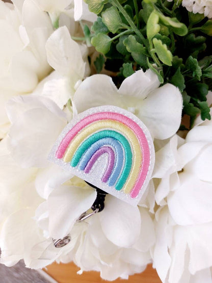 Rainbow  Badge Reel