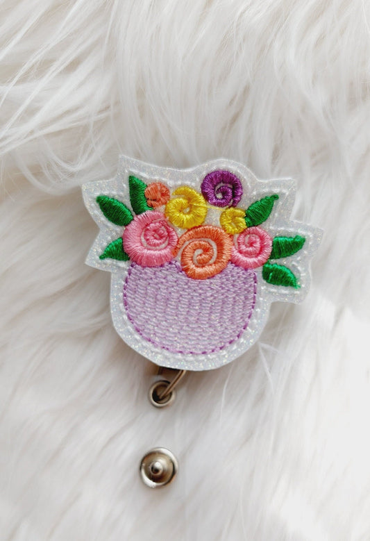 Flower Badge Reel