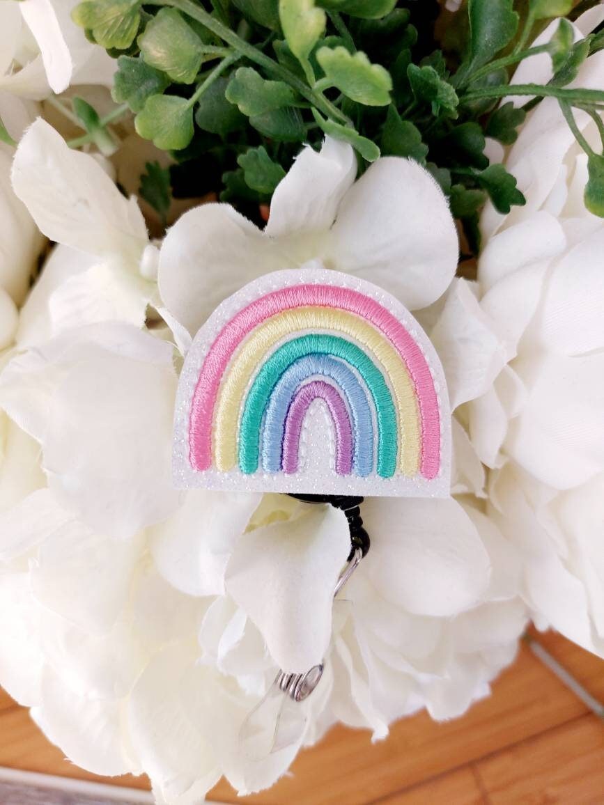 Rainbow  Badge Reel