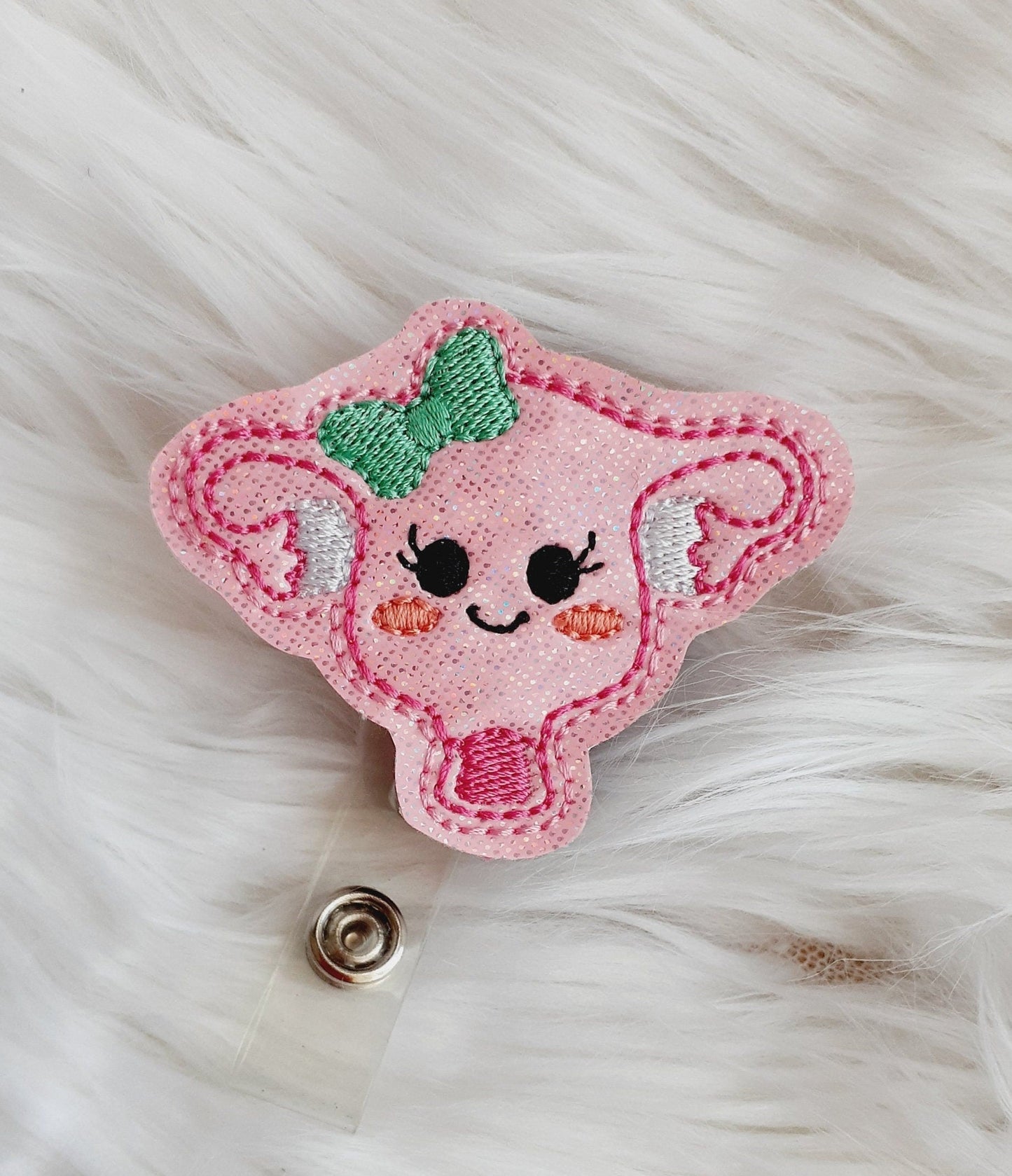 Uterus Badge Reel