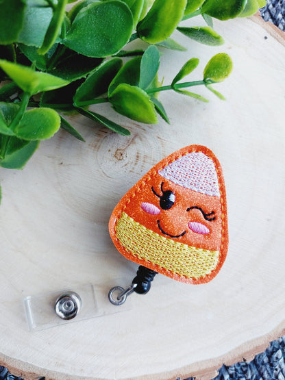 Candy Corn Badge Reel