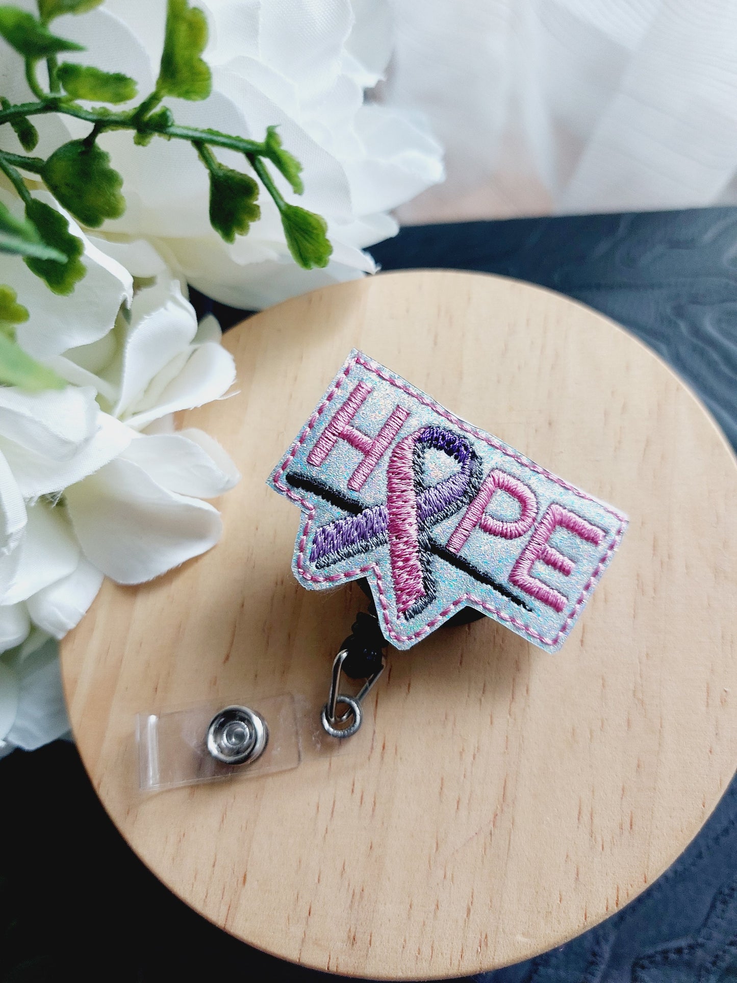 Hope Cancer Awareness Badge Reel