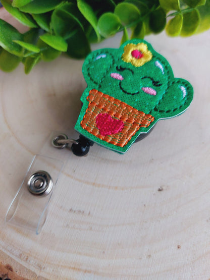 Cactus Badge Reel