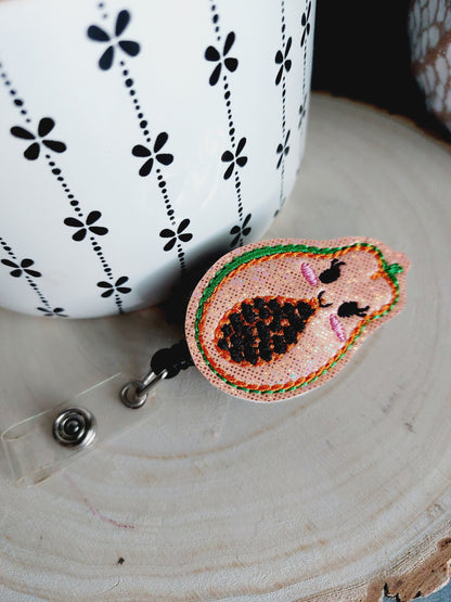 Papaya Badge Reel