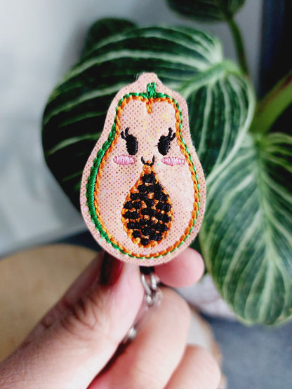 Papaya Badge Reel