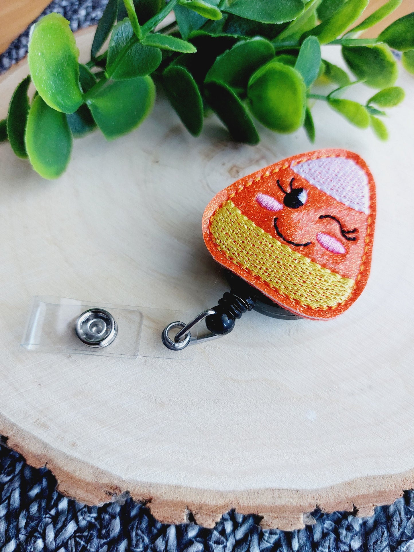 Candy Corn Badge Reel