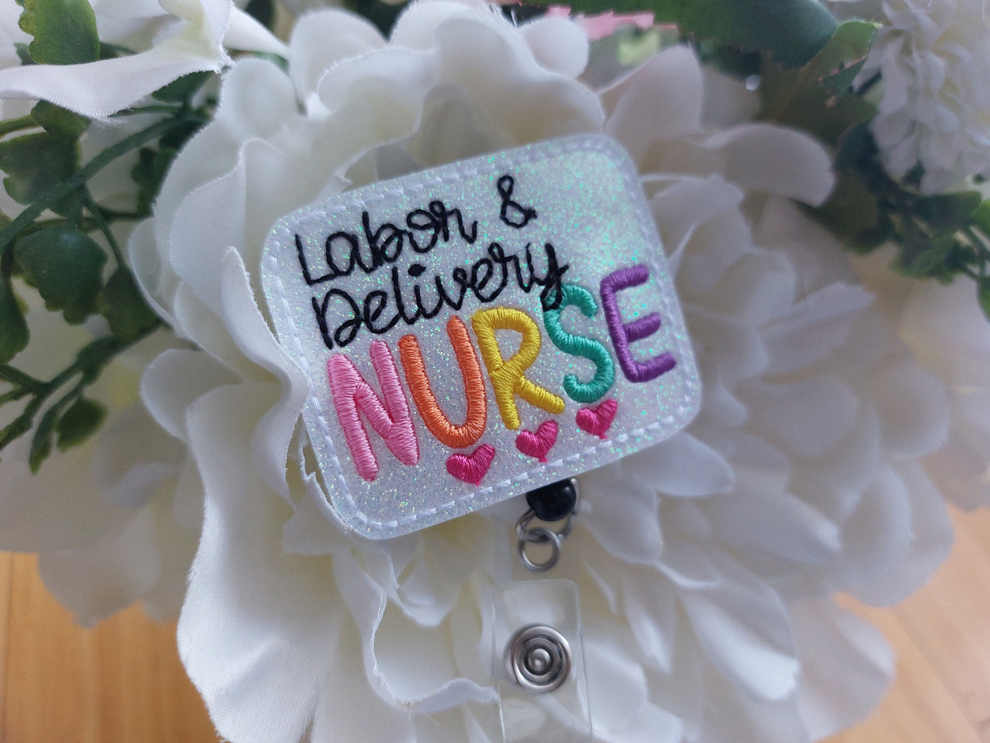 Labor & Delivery Nurse Badge Reel