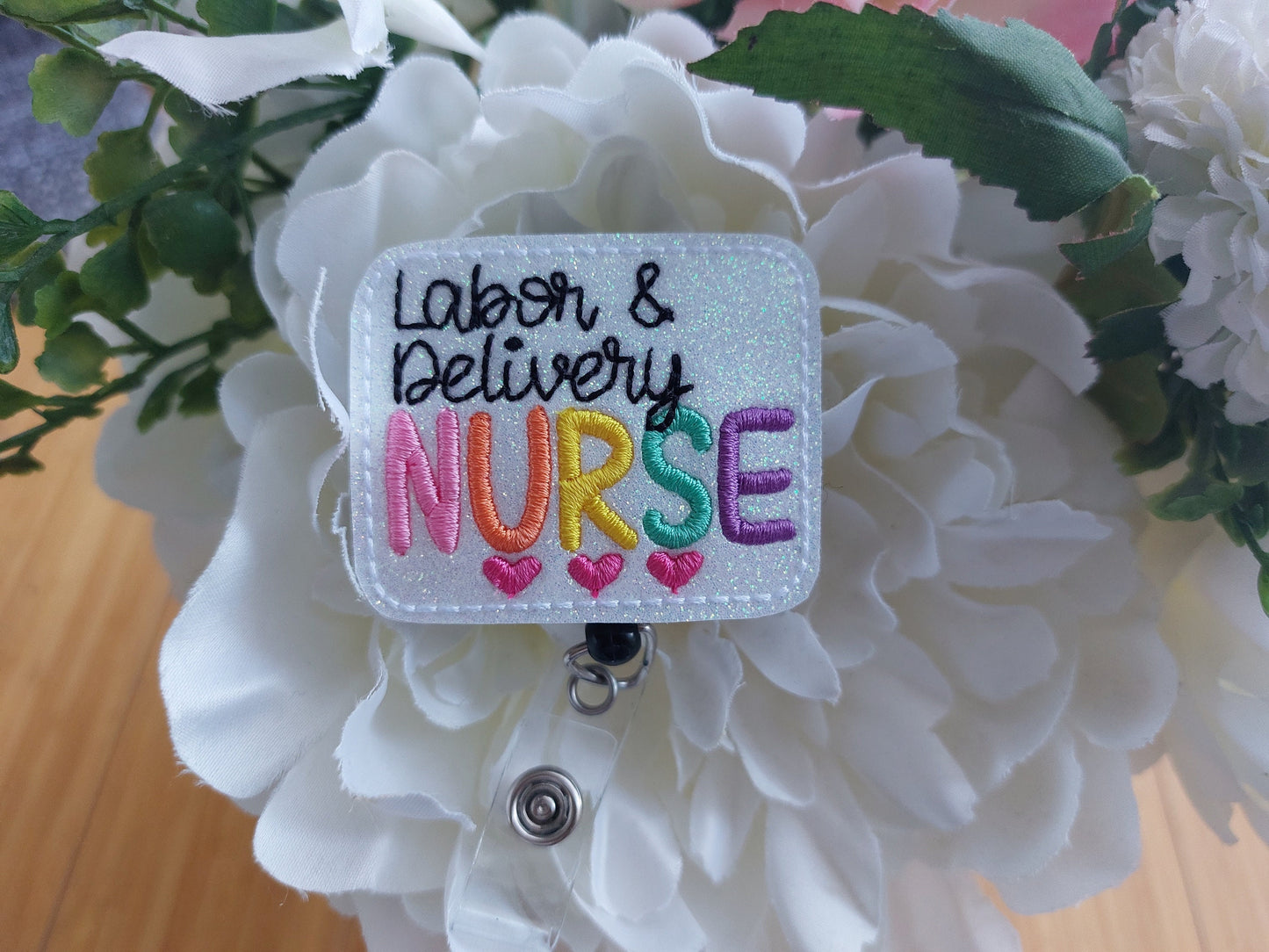 Labor & Delivery Nurse Badge Reel