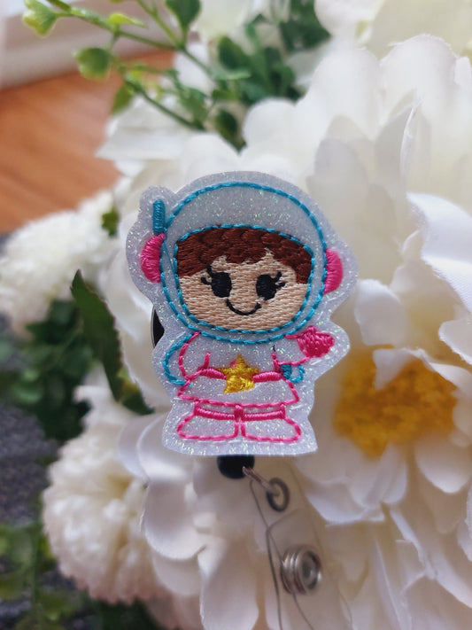 Girl Astronaut Badge Reel