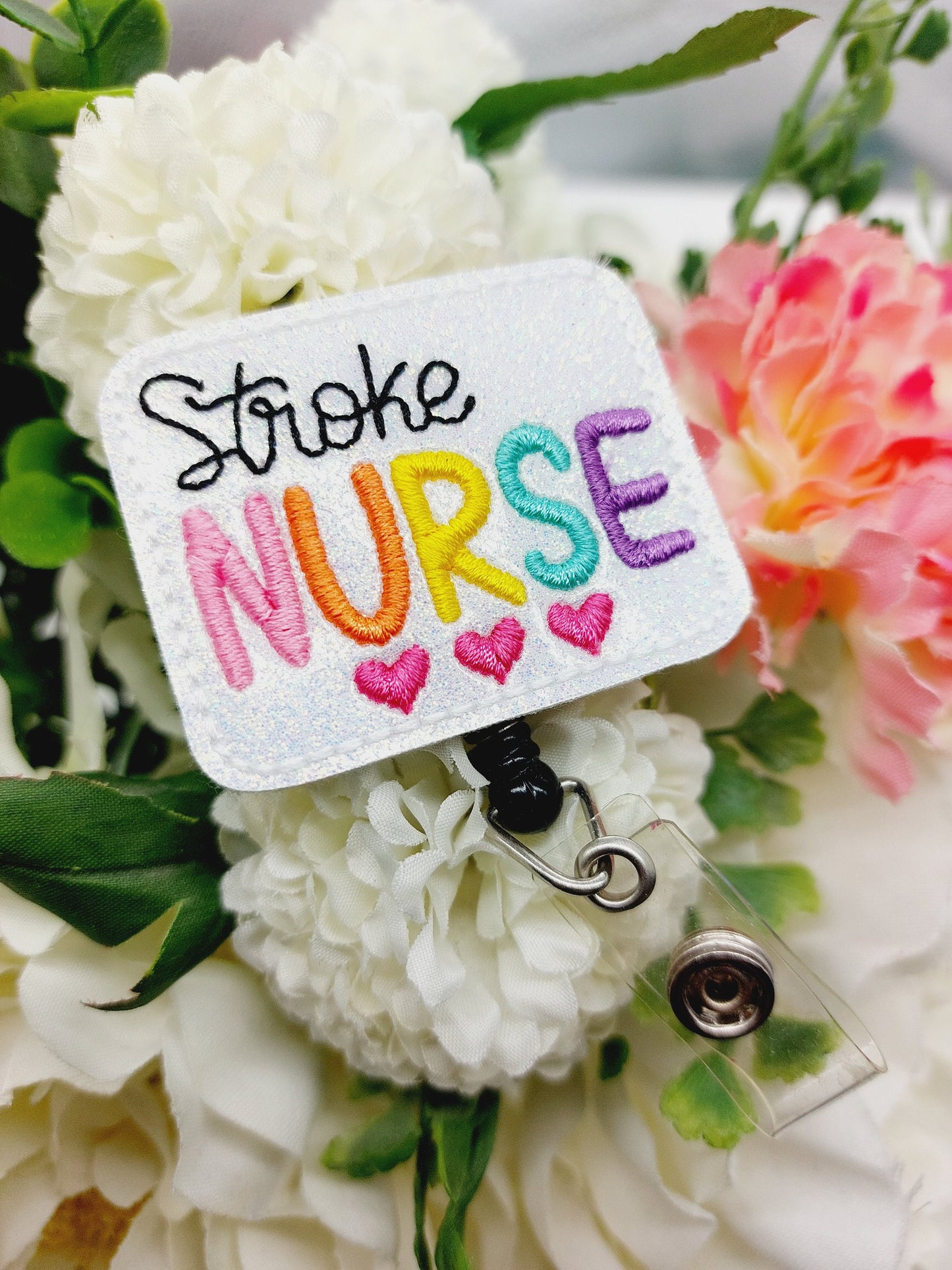 Stroke Nurse Badge Reel