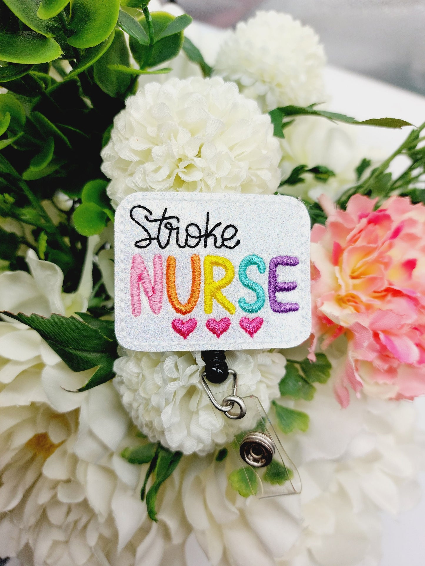 Stroke Nurse Badge Reel