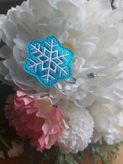 Snowflakes Badge Reel