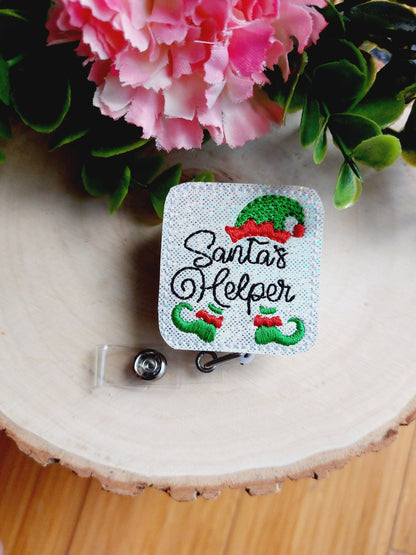 Santa's Helper Badge Reel