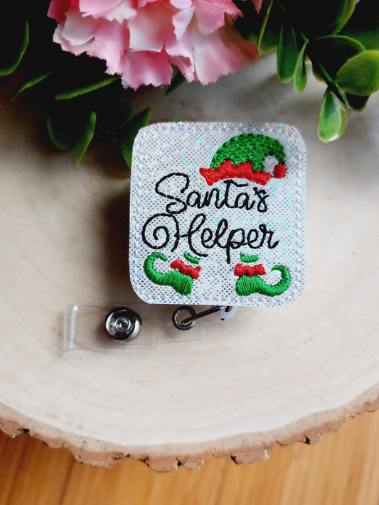 Santa's Helper Badge Reel