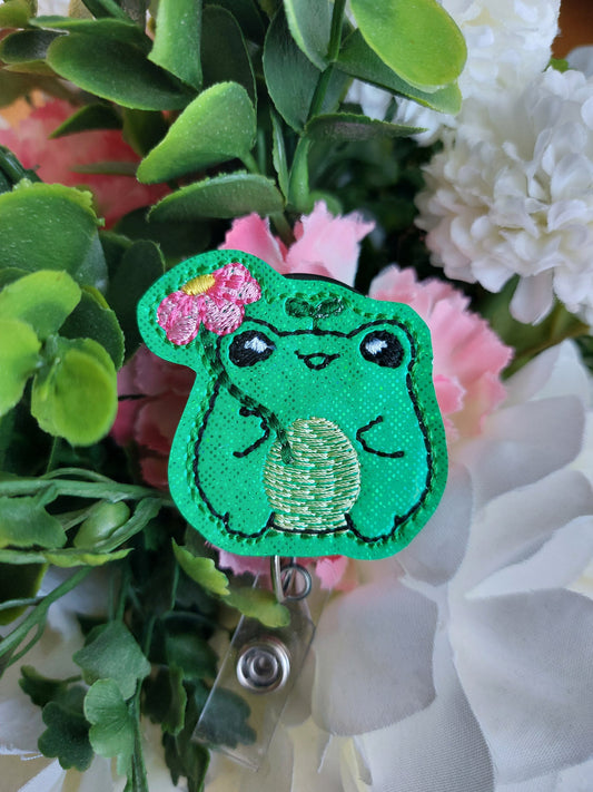 Frog  Badge Reel