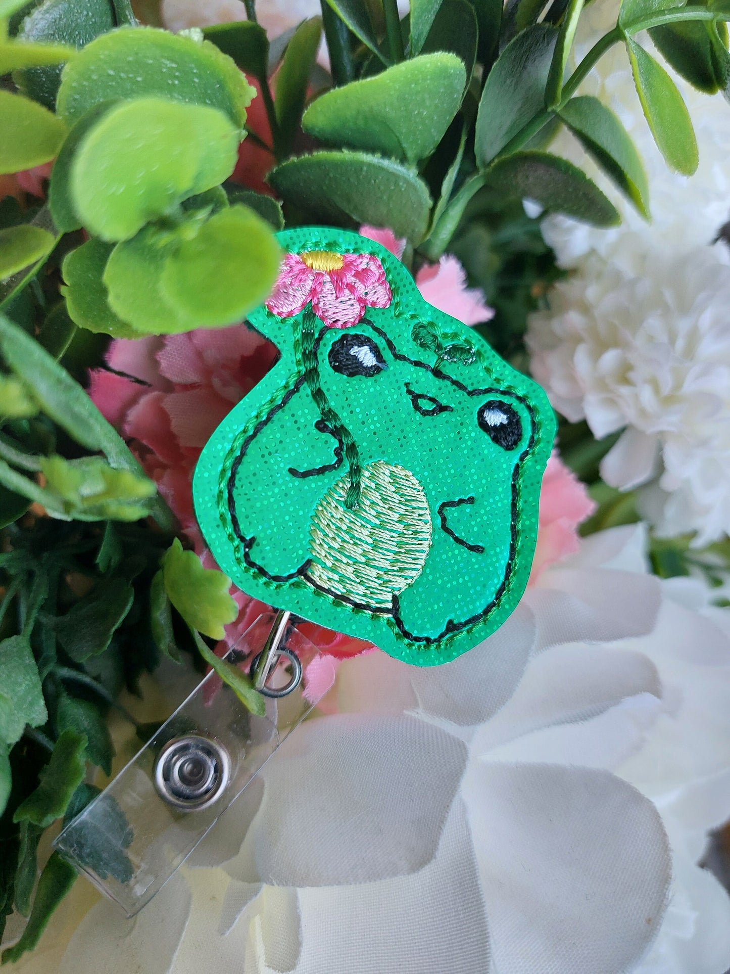 Frog  Badge Reel