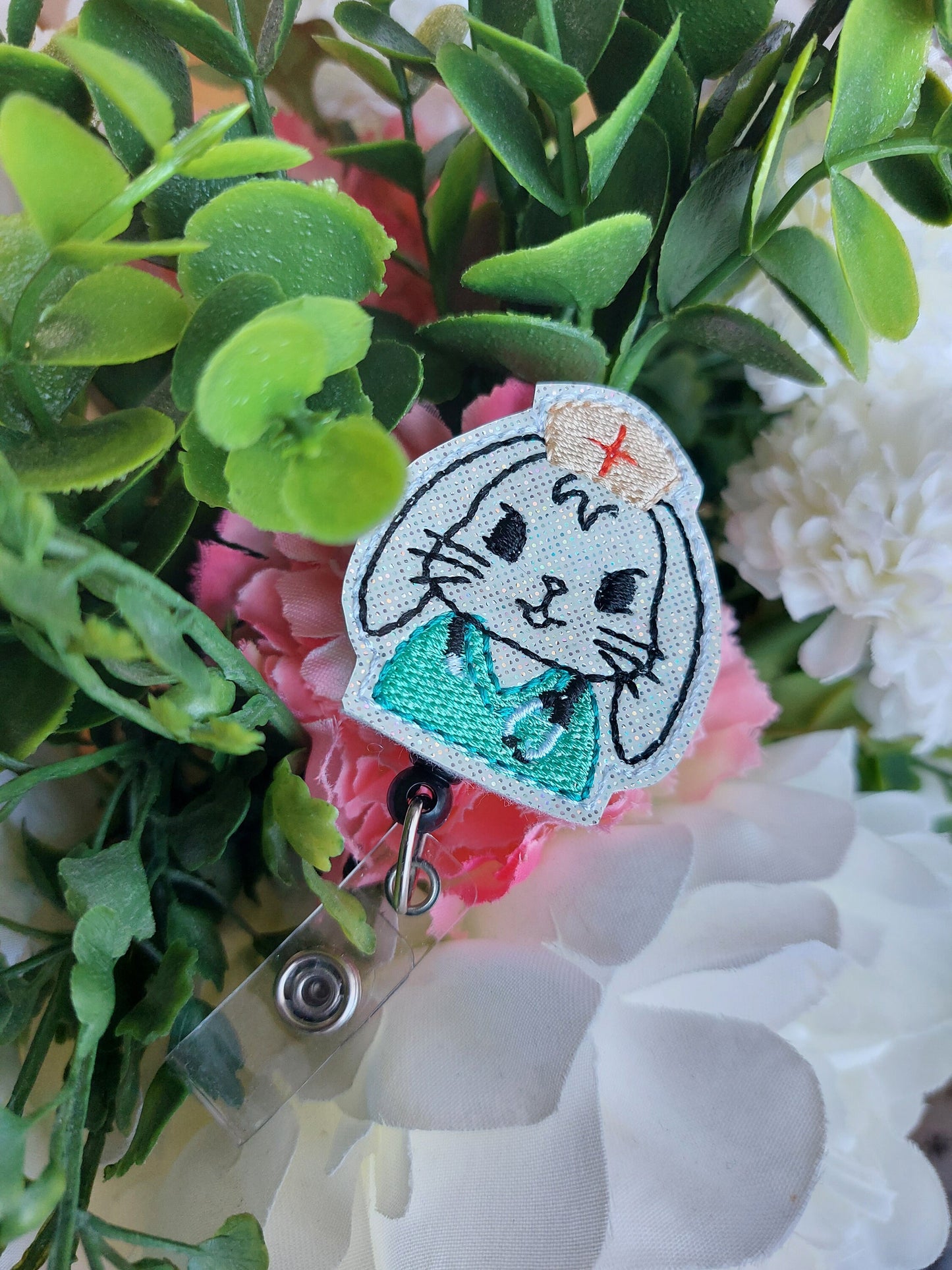 Bunny Nurse Badge Reel