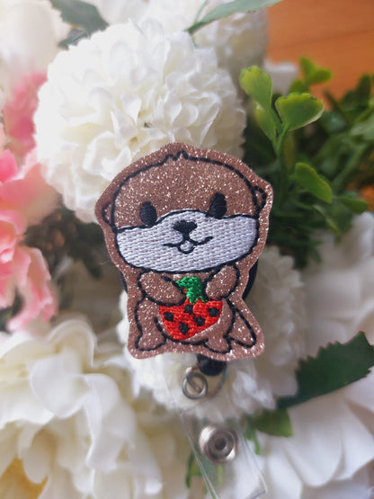 Cute Otter Badge Reel