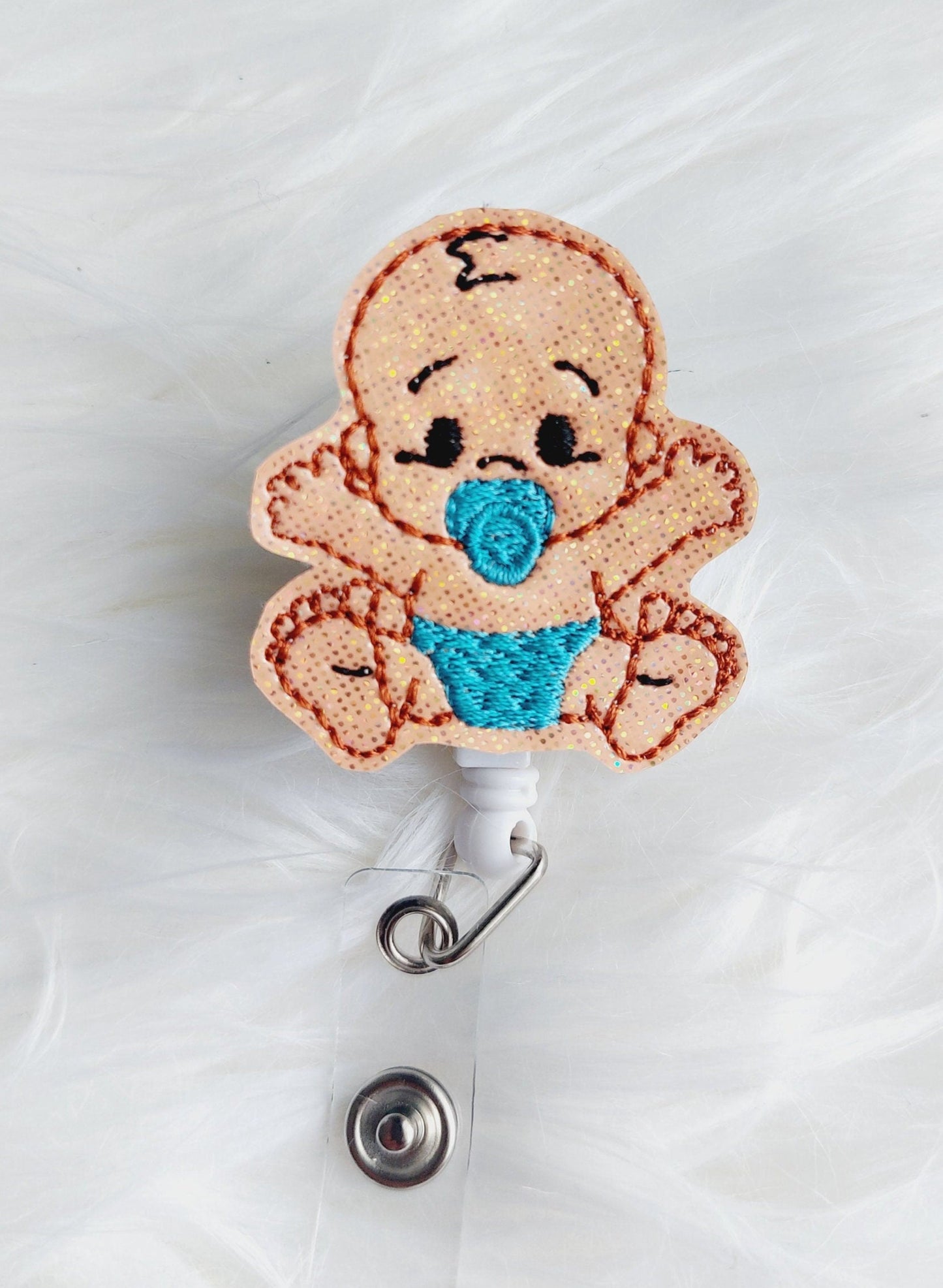 Baby Boy Badge Reel