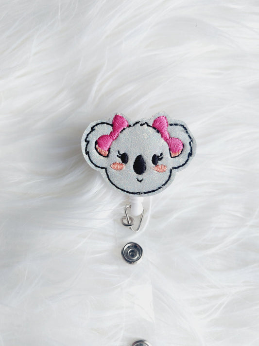 Cute Koala Badge Reel