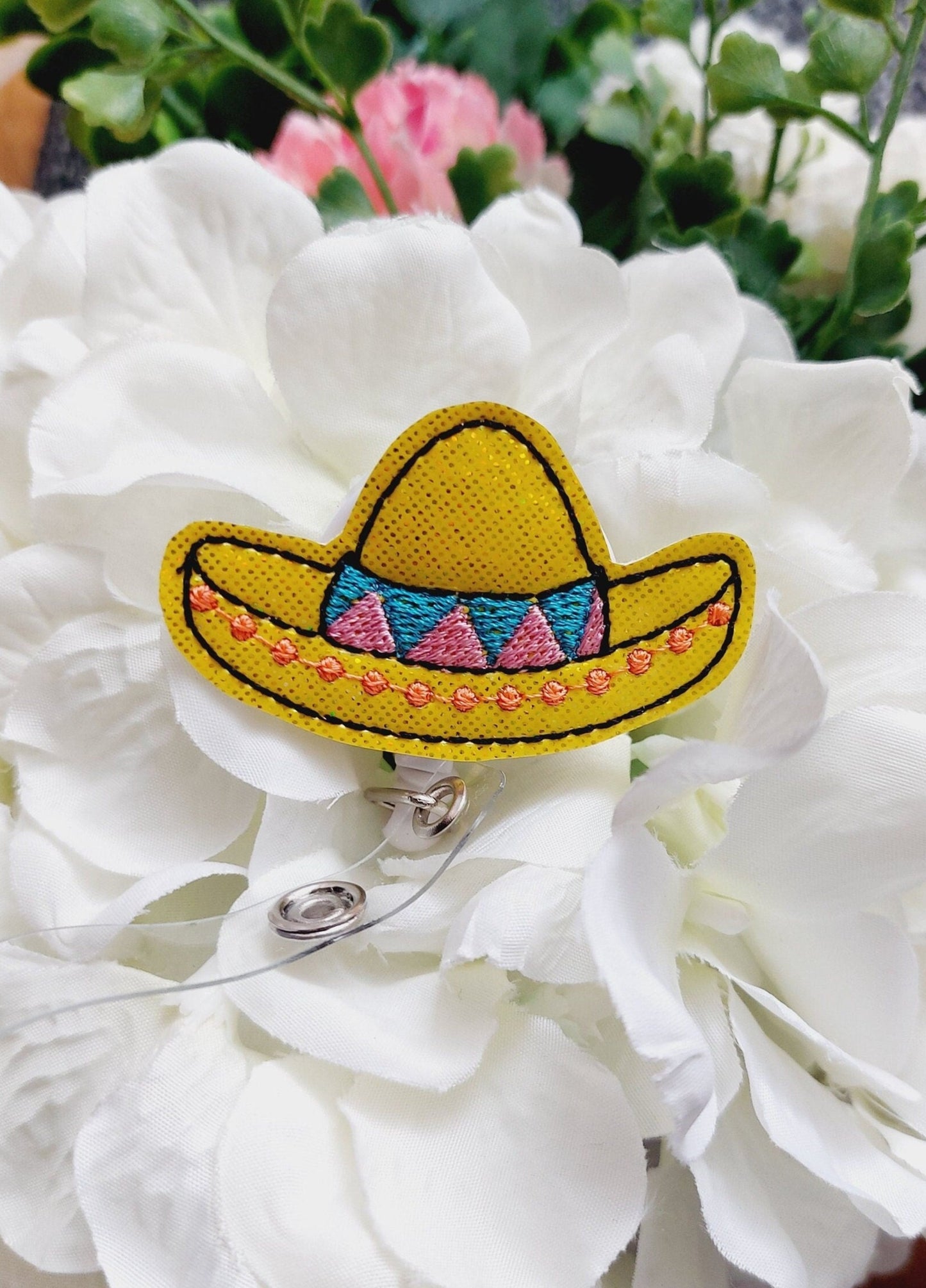 Mexican Hat  Badge Reel