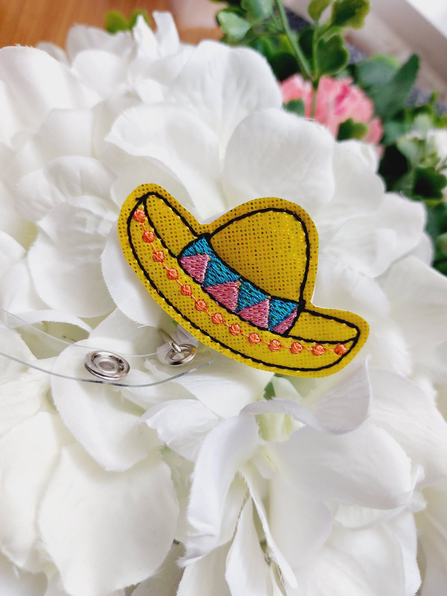 Mexican Hat  Badge Reel