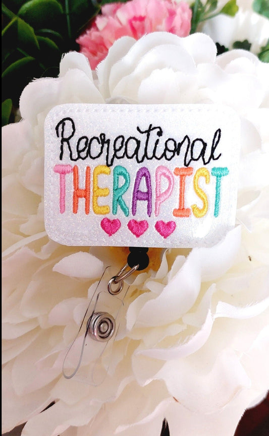 Recreational Nurse Badge Reel