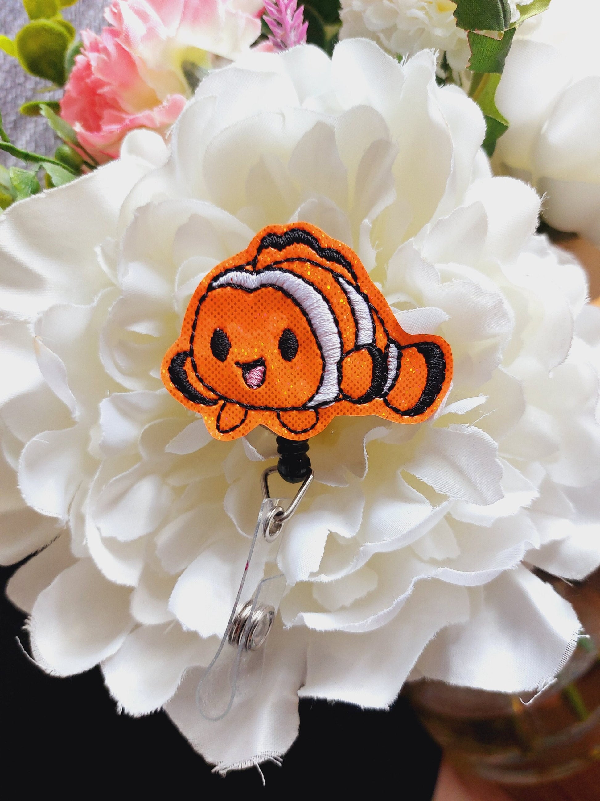 Crown Fish Badge Reel – Mika Rhenzy Designs