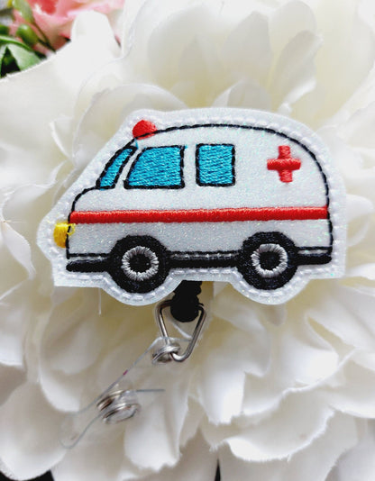 Ambulance Badge Reel