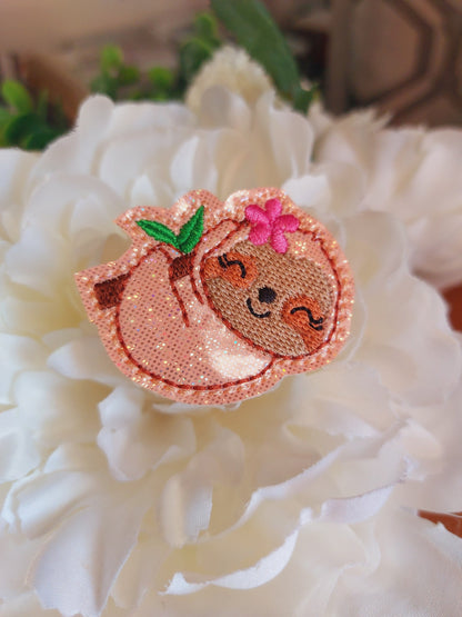 Sleeping Sloth Badge Reel