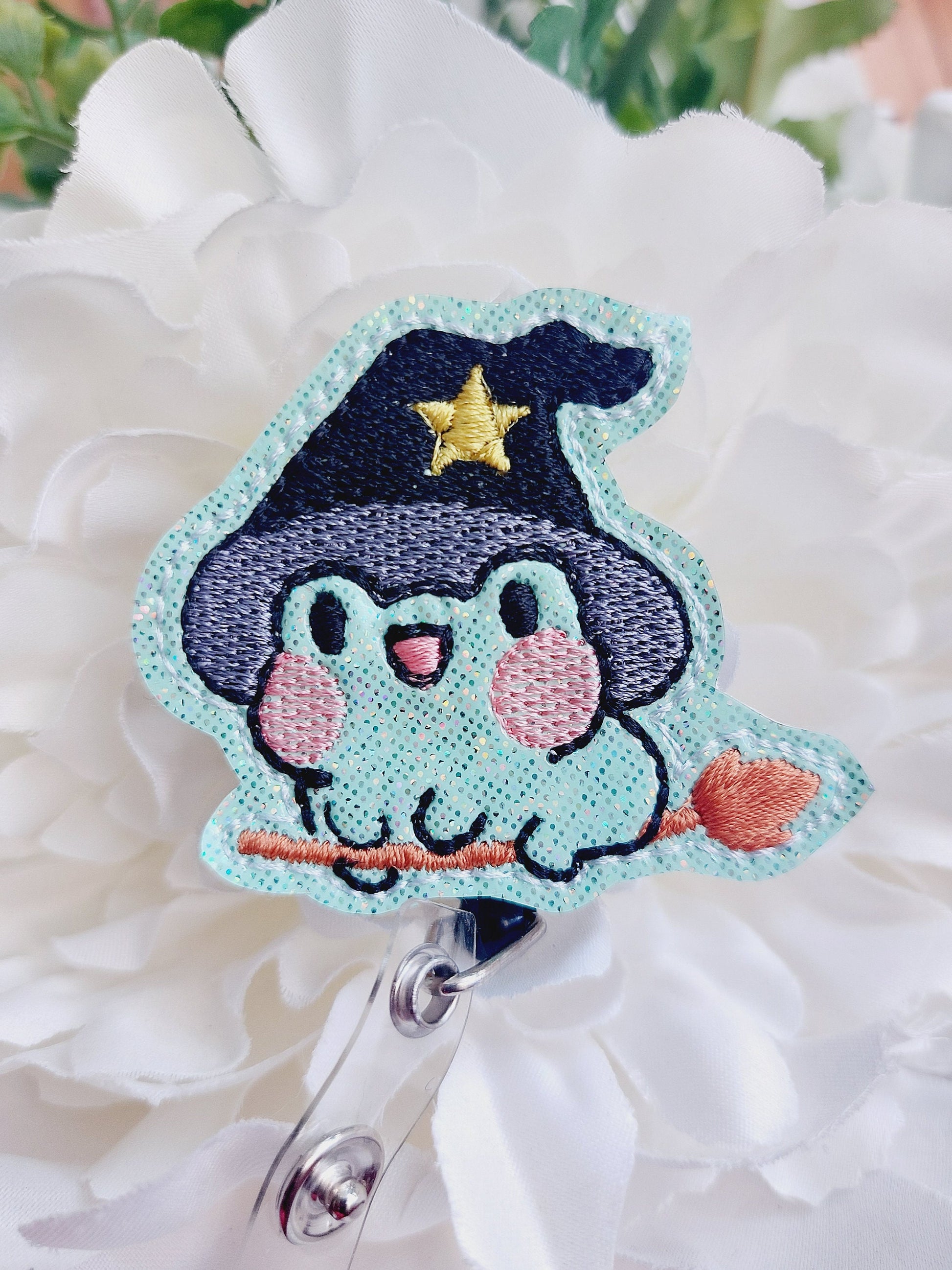 Frog Witch Badge Reel – Mika Rhenzy Designs