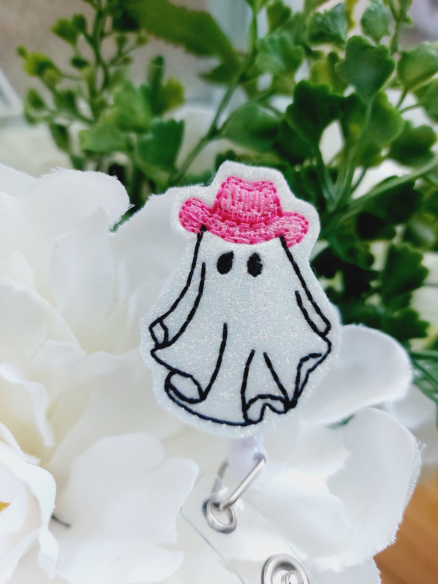 Cow Girl Gost Badge Reel