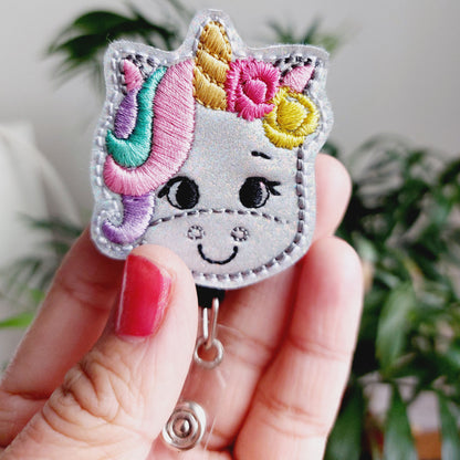 Cute Unicorn Badge Reel