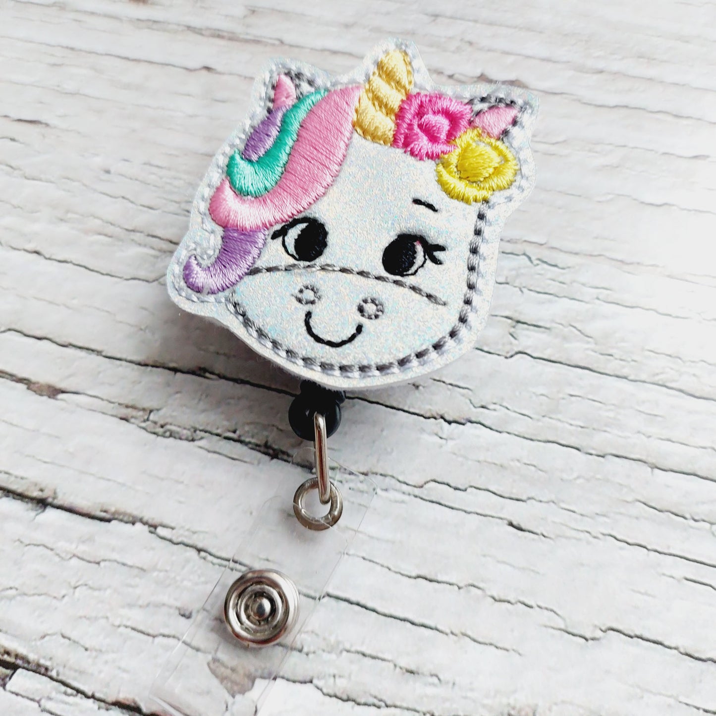 Cute Unicorn Badge Reel