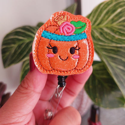 Pumpkin Badge Reel