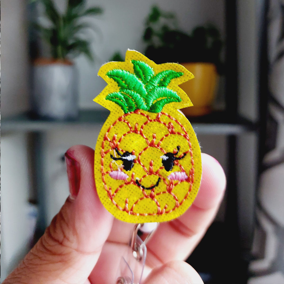 Pineapple badge Reel