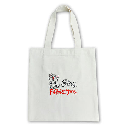 Stay PAWsitive Tote Bag