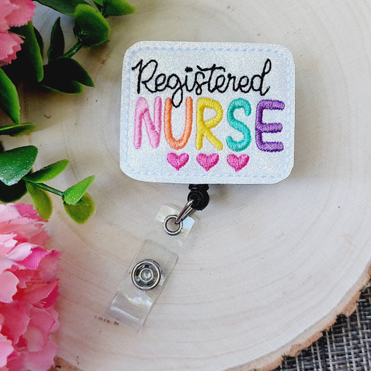 Registered Nurse Badge Reel