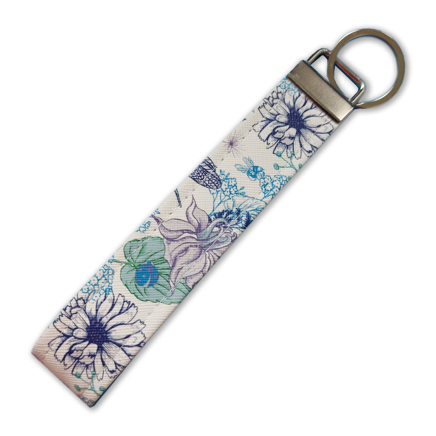 Jenny Floral Wristlet Keychain