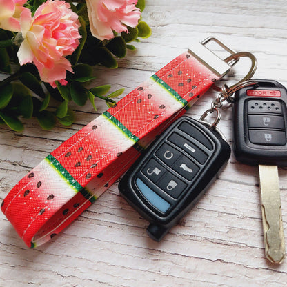 Watermelon Wristlet Keychain