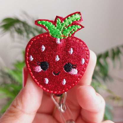 Strawberry Badge Reel